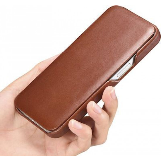 iCarer RIX 1303 iPhone 13 Pro Curved Edge Brown