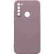 Bodycell Square Liquid Silicon Case Xiaomi Note 8 Light Violet