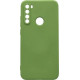 Bodycell Square Liquid Silicon Case Xiaomi Note 8 Light Green