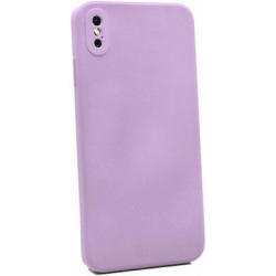 Bodycell Square Liquid Silicon Case iPhone X/XS Light Violet