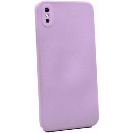 Bodycell Square Liquid Silicon Case iPhone X/XS Light Violet
