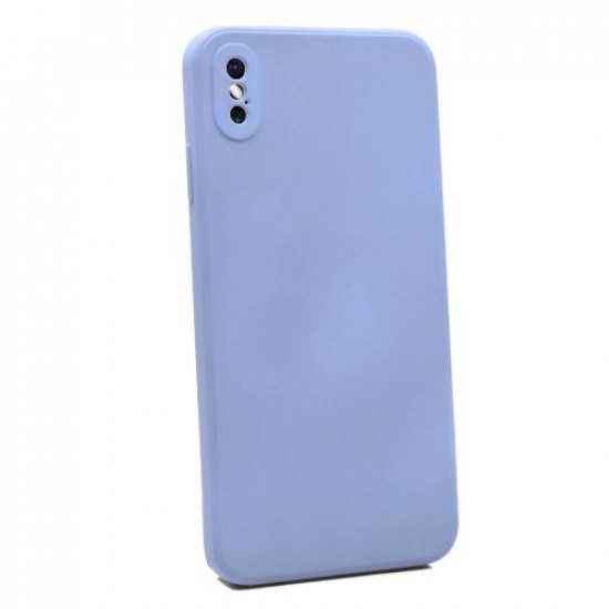 Bodycell Square Liquid Silicon Case iPhone X/XS Light  Blue