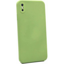 Bodycell Square Liquid Silicon Case iPhone X/XS Light Green