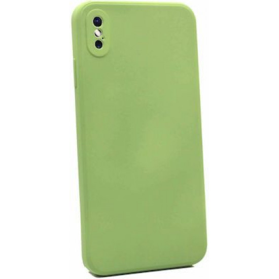 Bodycell Square Liquid Silicon Case iPhone X/XS Light Green