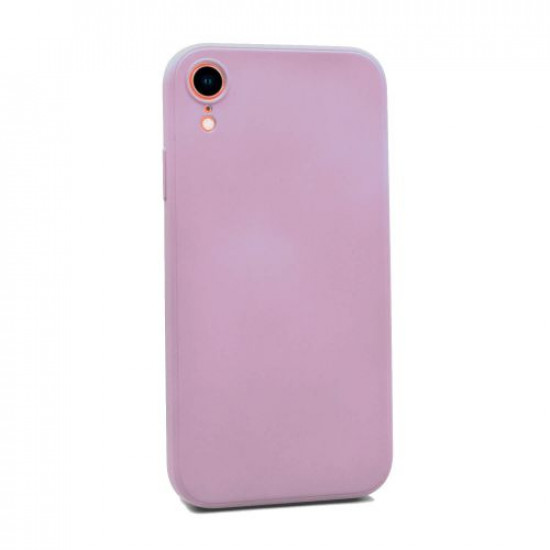 Bodycell Square Liquid Silicon Case iPhone XR Light Violet
