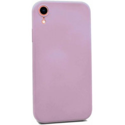Bodycell Square Liquid Silicon Case iPhone XR Light Violet