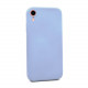 Bodycell Square Liquid Silicon Case iPhone XR Light Blue