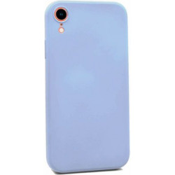 Bodycell Square Liquid Silicon Case iPhone XR Light Blue