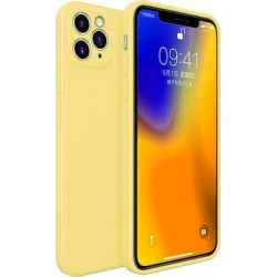 Bodycell Square Liquid Silicon Case iPhone 12 Pro  Yellow
