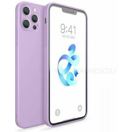 Bodycell Square Liquid Silicon Case iPhone 13 Pro  Light Violet