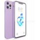 Bodycell Square Liquid Silicon Case iPhone 13 Pro  Light Violet