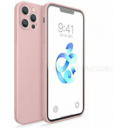 Bodycell Square Liquid Silicon Case iPhone 13 Pro  Pink
