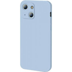Bodycell Square Liquid Silicon Case iPhone 13  Light Blue
