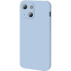 Bodycell Square Liquid Silicon Case iPhone 13  Light Blue