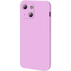Bodycell Square Liquid Silicon Case iPhone 13  Light Violet