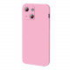Bodycell Square Liquid Silicon Case iPhone 13  Pink