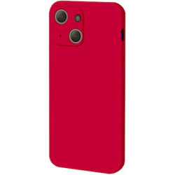 Bodycell Square Liquid Silicon Case iPhone 13  Red
