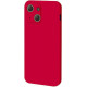 Bodycell Square Liquid Silicon Case iPhone 13  Red