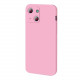 Bodycell Square Liquid Silicon Case iPhone 13 mini Pink