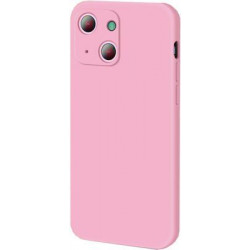 Bodycell Square Liquid Silicon Case iPhone 13 mini Pink