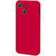 Bodycell Square Liquid Silicon Case iPhone 13 mini Red