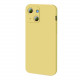 Bodycell Square Liquid Silicon Case iPhone 13 mini Yellow