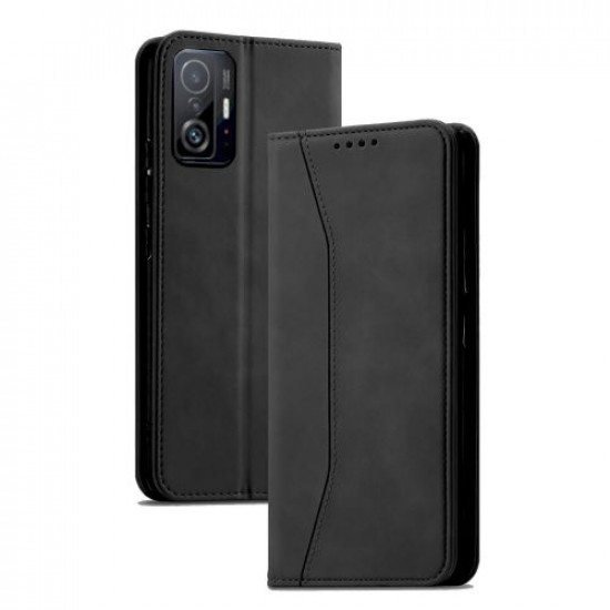Bodycell Book Case Pu Leather Xiaomi 11T/11T Pro Black