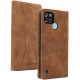 Bodycell Book Case Pu Leather Realme C21Y/C25Y Brown