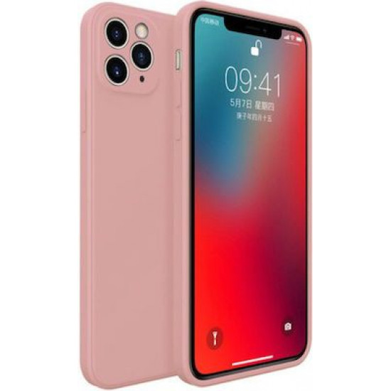 Bodycell Square Liquid Silicon Case iPhone 11 Pro Max Pink