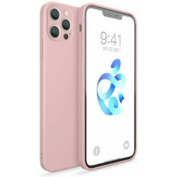 Bodycell Square Liquid Silicon Case iPhone 12 Pro Max Pink