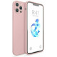 Bodycell Square Liquid Silicon Case iPhone 12 Pro Max Pink