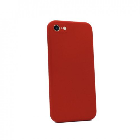 Bodycell Square Liquid Silicon Case iPhone 7/8/SE Red