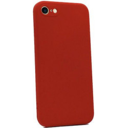 Bodycell Square Liquid Silicon Case iPhone 7/8/SE Red
