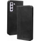 Bodycell Book Case Pu Leather Samsung S21 FE Black