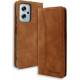 Bodycell Book Case Pu Leather Xiaomi Poco X4 GT 5G Brown