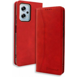 Bodycell Book Case Pu Leather Xiaomi Poco X4 GT 5G Red