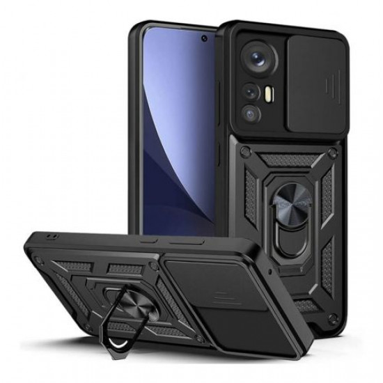 Bodycell Armor Slide Cover Case Xiaomi 12/12X/12S Black