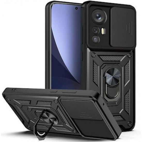 Bodycell Armor Slide Cover Case Xiaomi 12/12X/12S Black