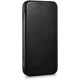 iCarer AKI 14220707 iPhone 14 Plus Curved Edge Leather Folio Black