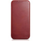 iCarer AKI 14220706 iPhone 14 Pro Curved Edge Leather Folio Red
