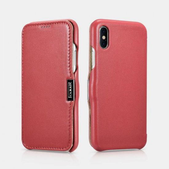 iCarer RI 802 iPhone X/XS Luxury Side-Open Red