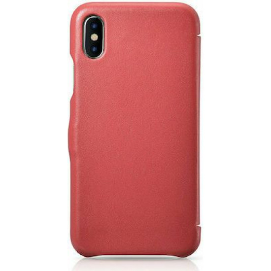 iCarer RI 802 iPhone X/XS Luxury Side-Open Red
