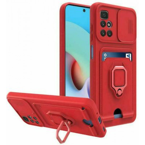 Bodycell Multifunction Case Με Κορδονι Samsung S21 FE Red
