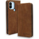Bodycell Book Case Pu Leather Xiaomi Redmi A1+/A2+ Brown