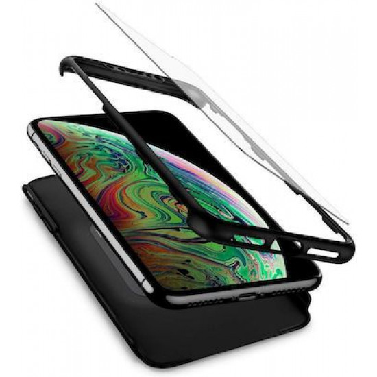 360 Full Cover & Temp.Glass Samsung M21/M31 Black