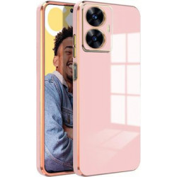 Bodycell Gold Plated Silicon Realme C55 Pink