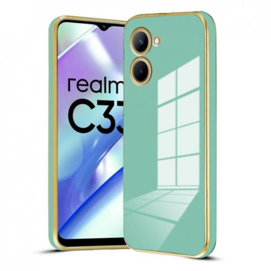 Bodycell Gold Plated Silicon Realme C33 Mint Green