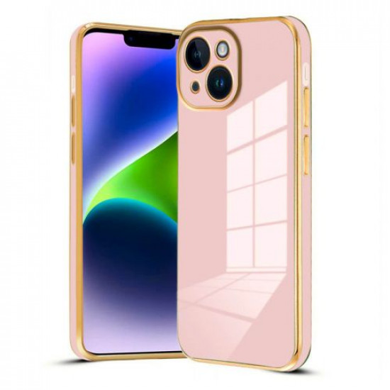 Bodycell Gold Plated Silicon iPhone 14  Pink