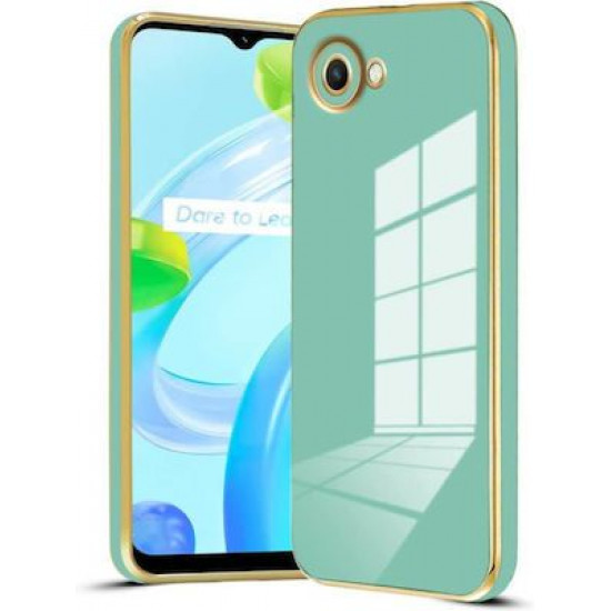 Bodycell Gold Plated Silicon Realme C30 Mint Green