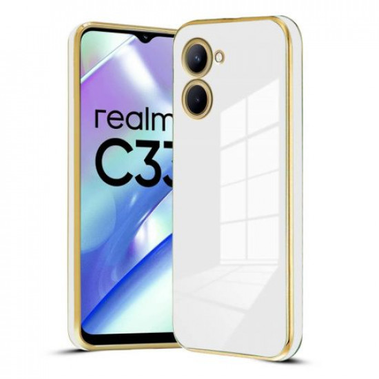Bodycell Gold Plated Silicon Realme C33 White